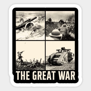 The Great War - WW1 Photos Sticker